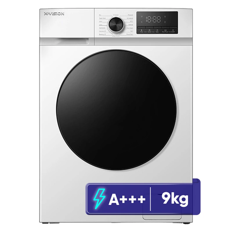 ماشین لباسشویی 9 کیلویی ایکس ویژن مدل TF94-AWBL/ASBL
